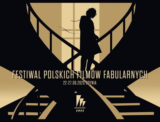 Plakat 50. Festiwalu Polskich Filmów Fabularnych autorstwa Oli Jasionowskiej (mat. prasowe FPFF)