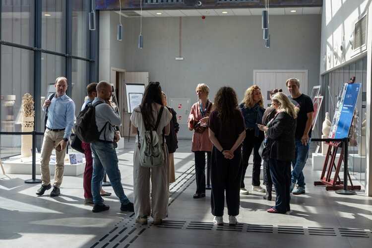 Spotkanie w Instytucie Kultury Miejskiej w Gdańsku. Wśród uczestników m.in.: Kinga Plicht z Gdyńskiego Centrum Filmowego i Jakub Łasek z Centrum Nauki Experyment (fot. Anna Rezulak)