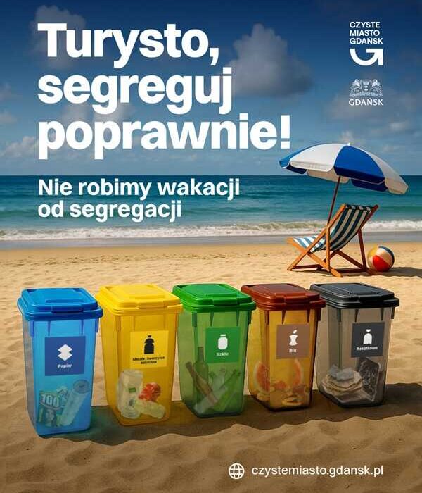 Turysto, Segreguj Poprawnie – Wakacyjna Kampania w Gdańsku
