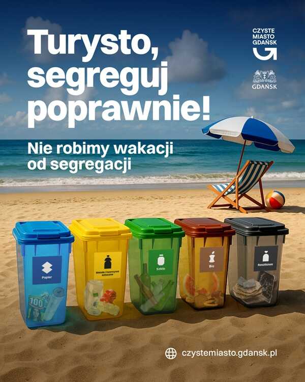 Turysto, Segreguj Poprawnie – Wakacyjna Kampania w Gdańsku