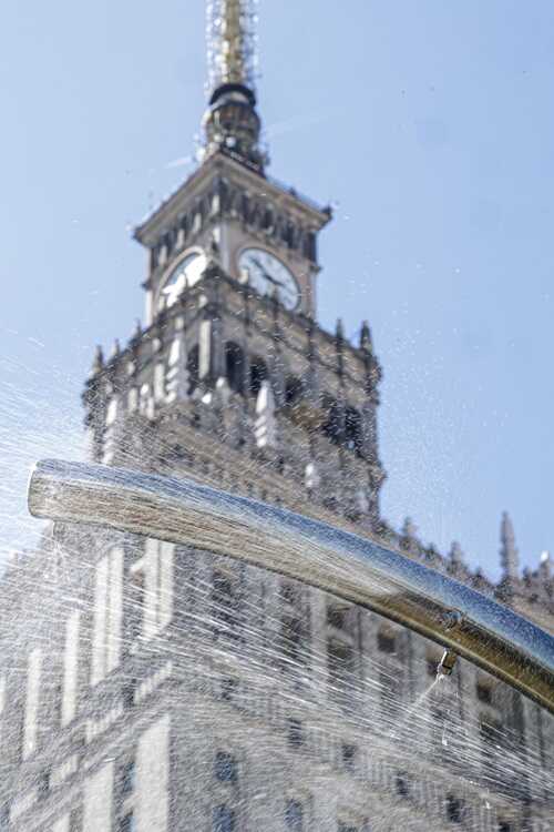 Zraszacze Wodne Warszawa | Zdjęcie Autor: Szymon Pulcyn