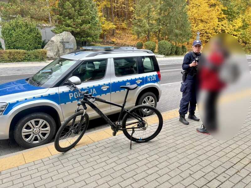 Zapomniał, gdzie zostawił rower i wezwał policję