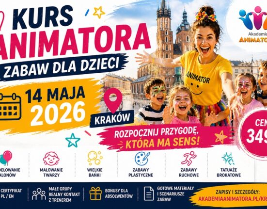 Kurs Animatora Zabaw dla Dzieci — Kraków, 14 maja 2026 | Akademia Animatora®