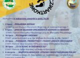 Plakat Spacerów Czwartkowych PTTK w Gdyni 2026 - program 8 bezpłatnych spacerów od 2 lipca do 20 sierpnia